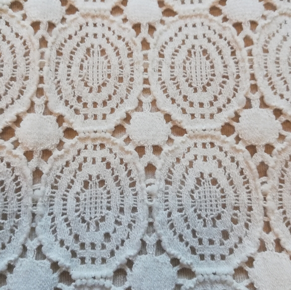 Jones New York Beige V Neck Cardigan & Tank With Lace - Excellent Condition - Picture 4 of 7